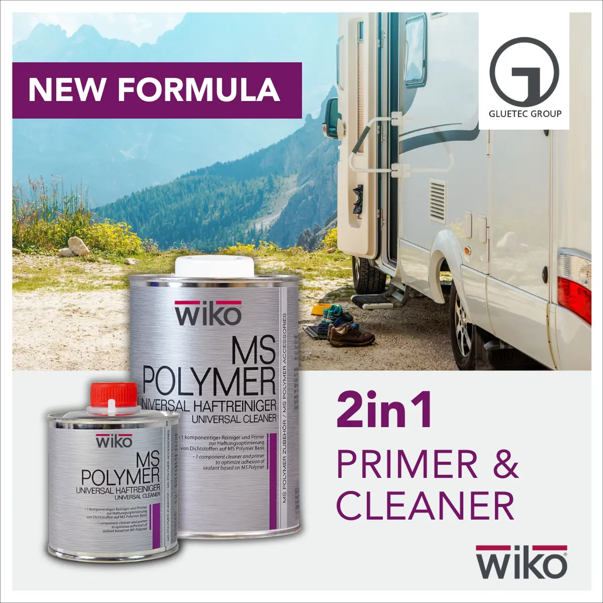 WIKO® MS POLYMER UNIWERSALNY ŚRODEK PRZYGOTOWANIA POWIERZCHNI – środek czyszczący i optymalizujący przyczepność „2-w-1”